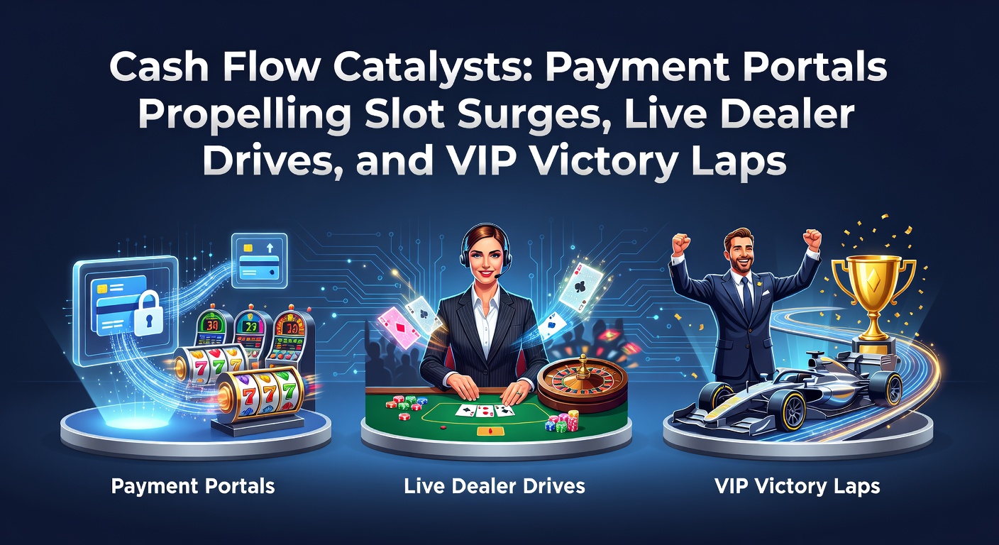 Vibrant graphic depicting swift payment streams fueling explosive slot wins, live dealer sessions, and VIP luxury perks in online casinos
