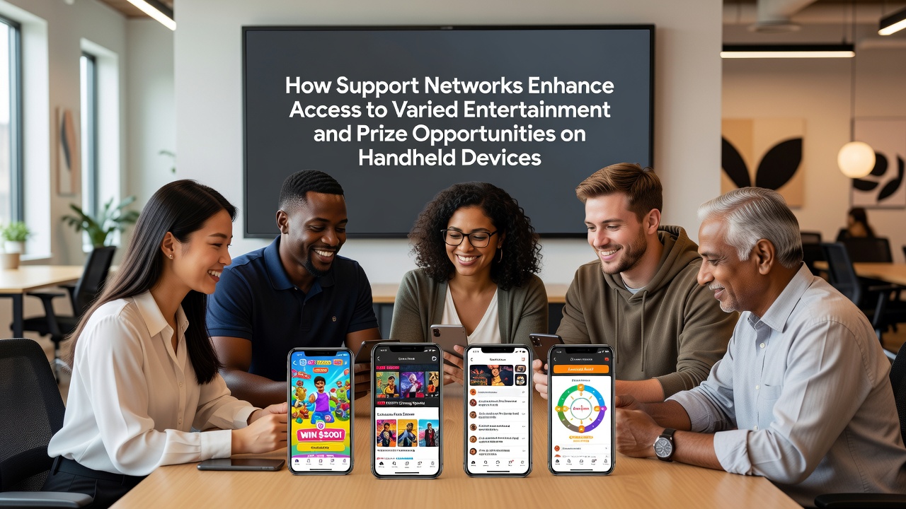 Mobile device users interacting with support interfaces during entertainment sessions