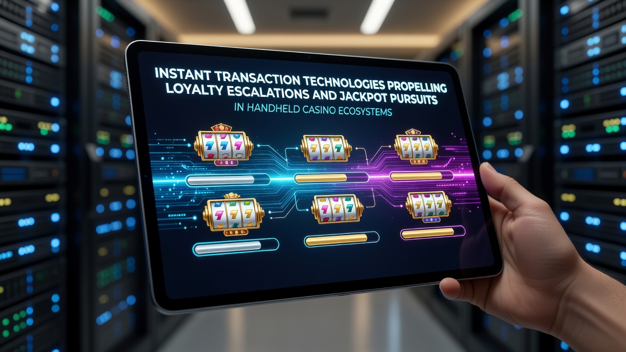 Smartphone displaying casino app with instant transaction confirmation and loyalty points display