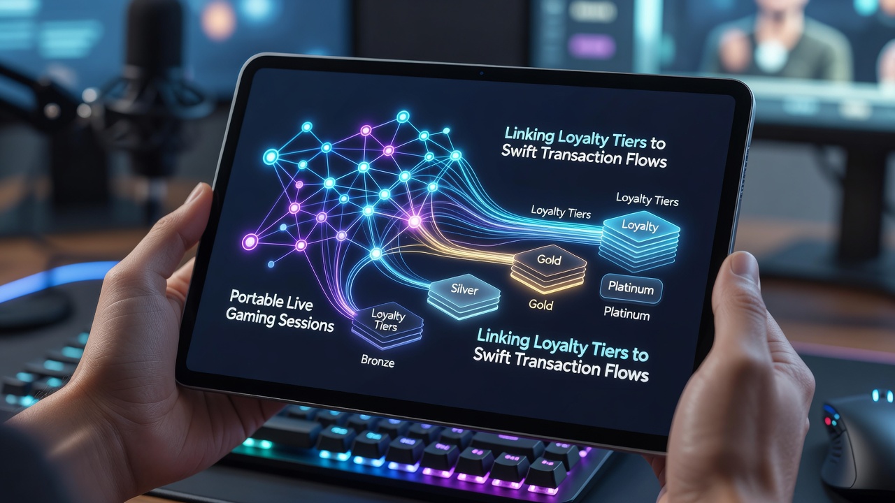 Mobile live gaming interface showing loyalty tier indicators and instant transaction confirmations