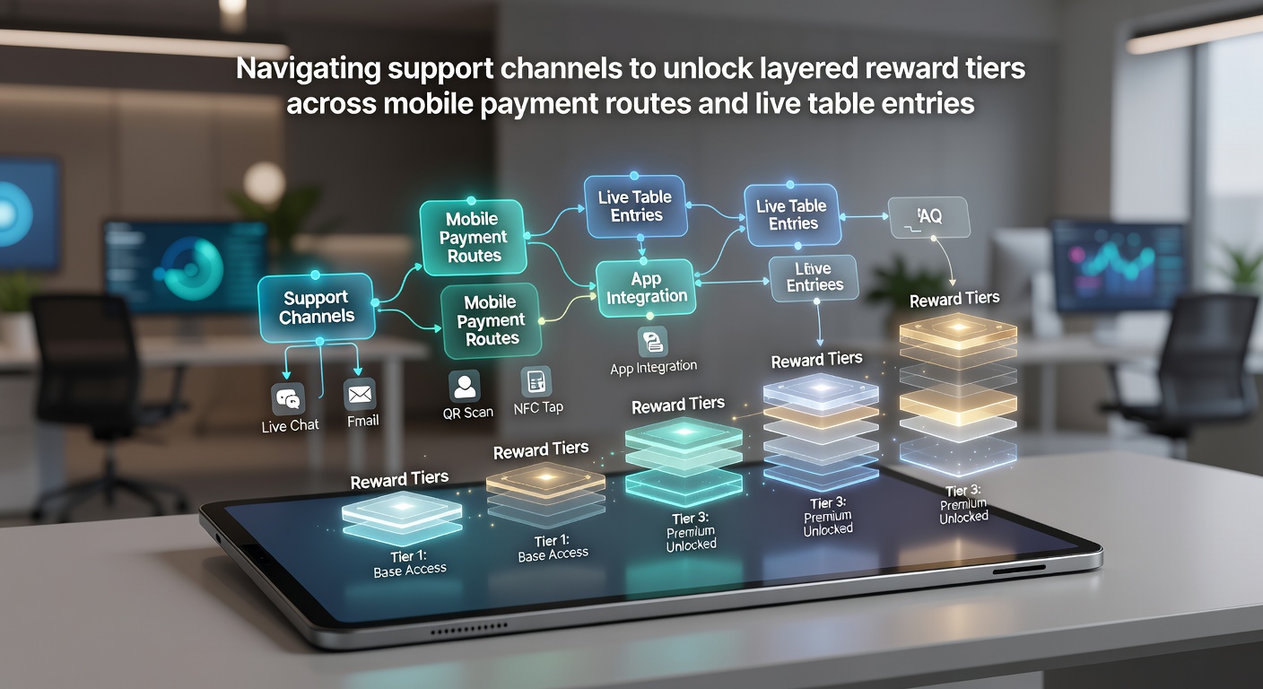 Mobile casino payment interface displaying layered reward options and support contact buttons